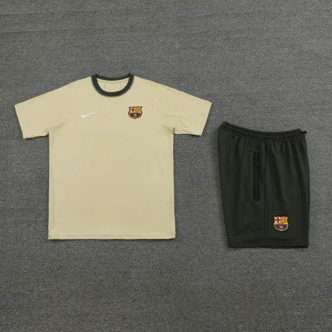 2024-25 Barcelona yellow cotton training suit