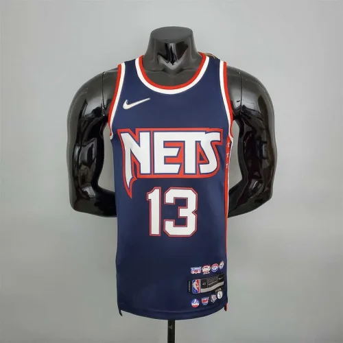 2022 75th Anniversary Harden #13 Nets City Edition Royal Blue