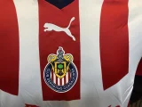 Chivas Guadalajara 2023-24 home Soccer jersey   (The player version is more slim fit, it is recommended to buy one size larger)