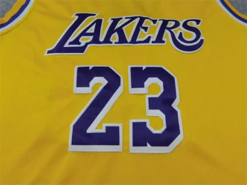 Lakers No. 23 James Yellow
