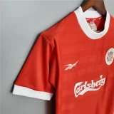 Liverpool 1998-99 home soccer jerseys