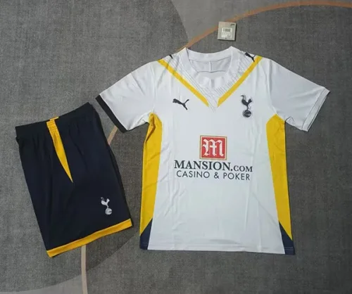 Tottenham 2009-10 home kids kits