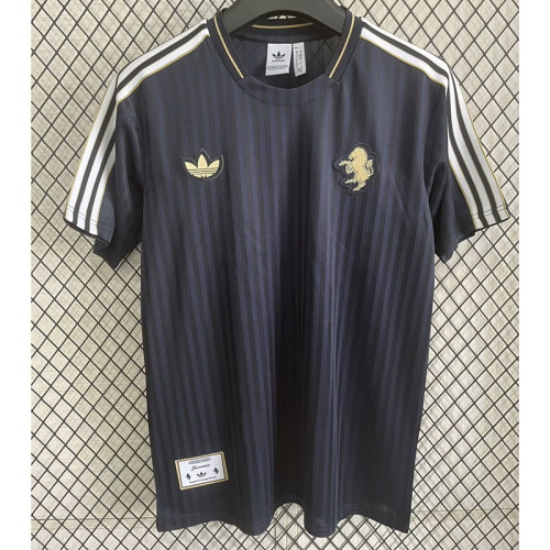 2025-26 Juventus  black retro version shirt