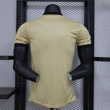 2024-25 Manchester City  Gold Special player version jersey  (The player version is more slim fit, it is recommended to buy one size larger)