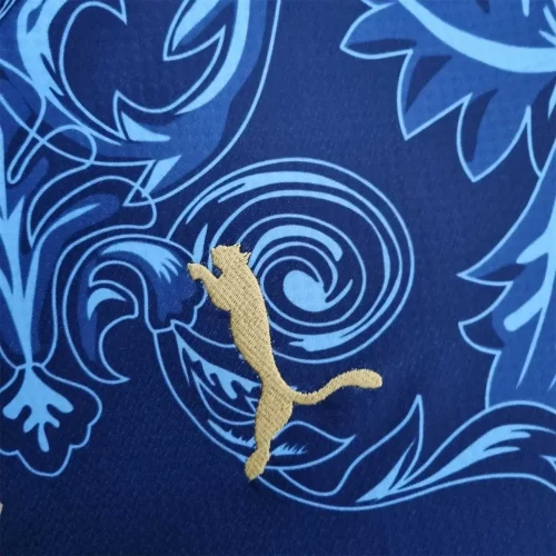 Italy 2023-24 x Versace blue Soccer jersey