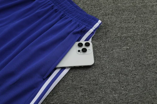 2024-25 Italy blue cotton training suit