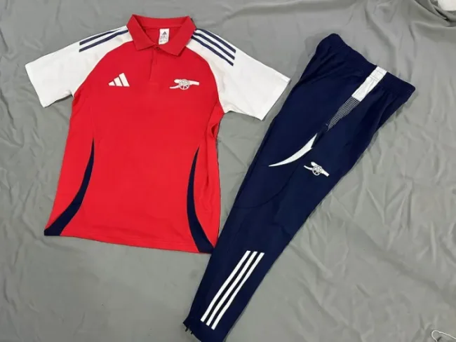 2025-26 arsenal red POLO suit