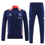 Manchester United 2024 navy blue jacket set