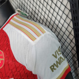 2023-24 Arsenal  home player version jersey (The player version is more slim fit, it is recommended to buy one size larger)