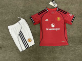 2025-26 Manchester United  Home (Picture Edition) Home Kids Kit