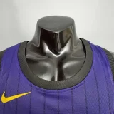 Bryant #24 Lakers Round neck purple