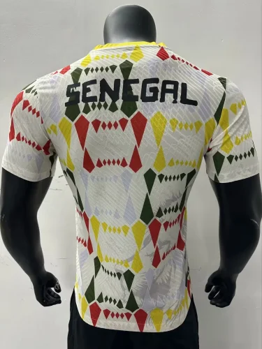 Senegal 2024 white player version(The player version is more slim fit, it is recommended to buy one size larger)