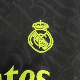 2024-25 Real Madrid  X BLACK AND NEON UNIQUE Jersey