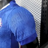 2025-26 Chelsea home player version jersey   (The player version is more slim fit, it is recommended to buy one size larger)