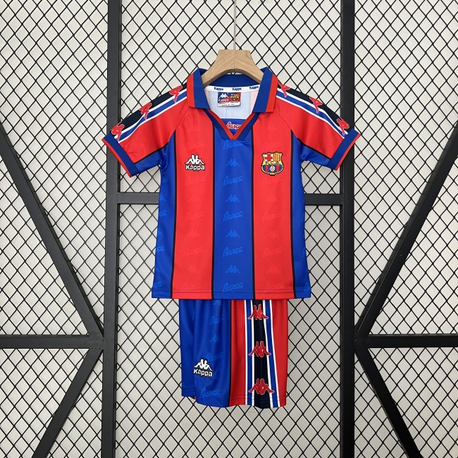 1995-97 Barcelona home retro kid kit