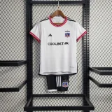 2023-24 Colo-Colo home kids kit