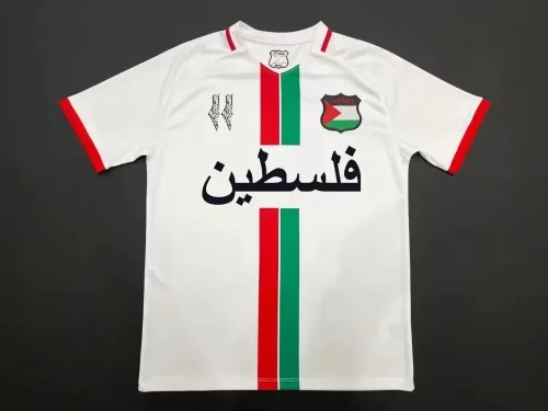 2024-25 Palestine white soccer jersey