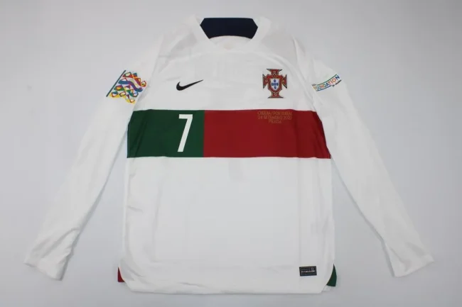 2022-23 Portugal away long sleeve soccer jerseys