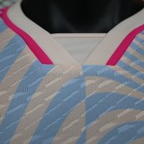 2023-24 Arsenal  blue and white player version training jersey(The player version is more slim fit, it is recommended to buy one size larger)