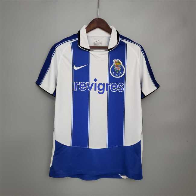2003-04 Porto home blue white