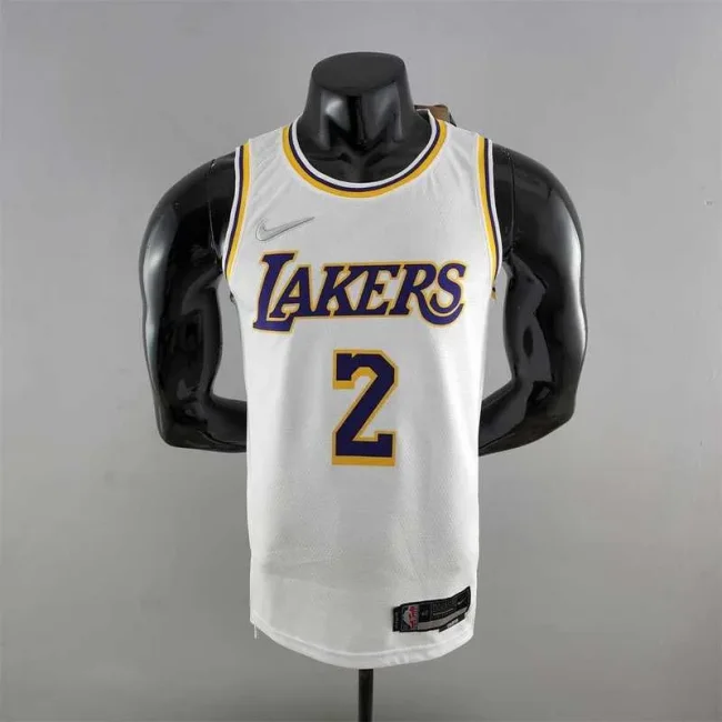 75th Anniversary IRVING #2 Los Angeles Lakers Yellow NBA Jersey