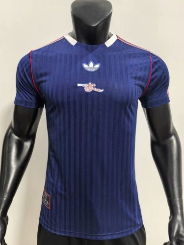 2025-26  Arsenal  blue special player version jersey  (The player version is more slim fit, it is recommended to buy one size larger)