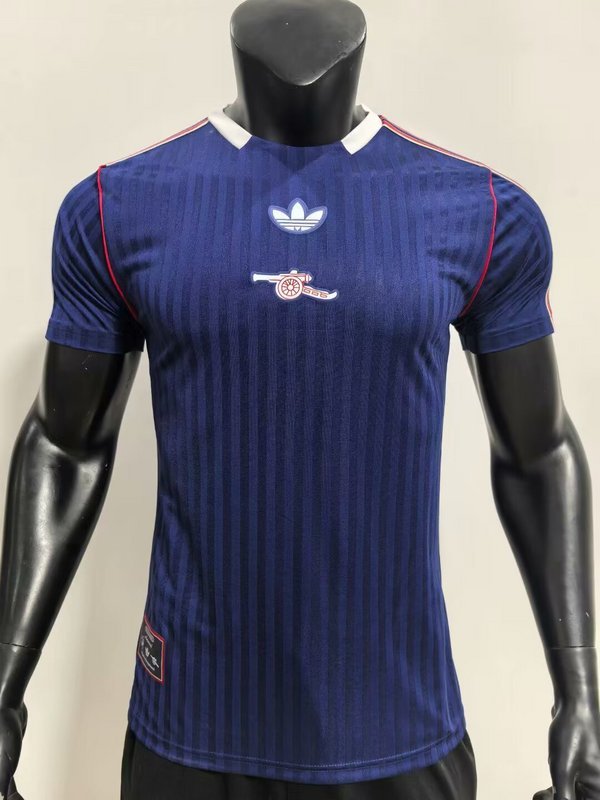 2025-26 Arsenal blue special player version jersey (The player version is more slim fit, it is recommended to buy one size larger)