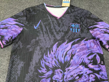 2025-26Barcelona  black and purple special jersey
