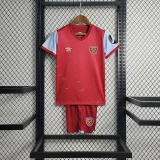 2023-24 West Ham United Home kids soccer jerseys