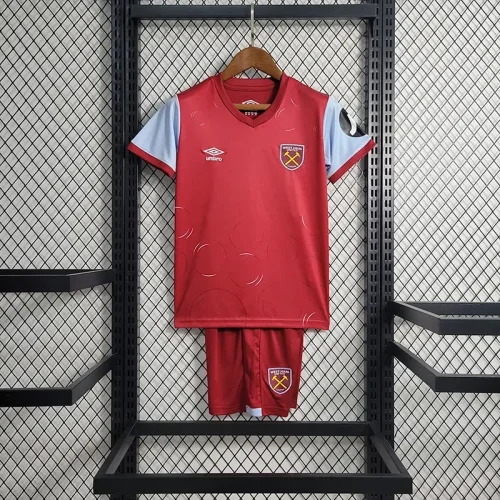 2023-24 West Ham United Home kids soccer jerseys