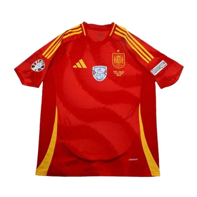 Spain 2024 UEFA Euro 2024 Final Home Jersey