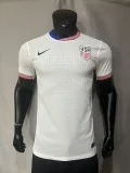 2024 US home white player version(The player version is more slim fit, it is recommended to buy one size larger)