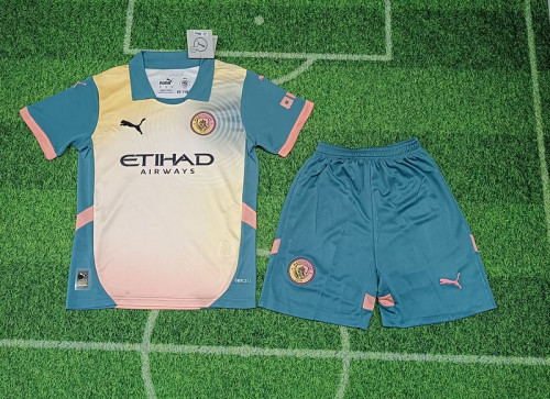 2024-25 Manchester City  Fourth away kid kit