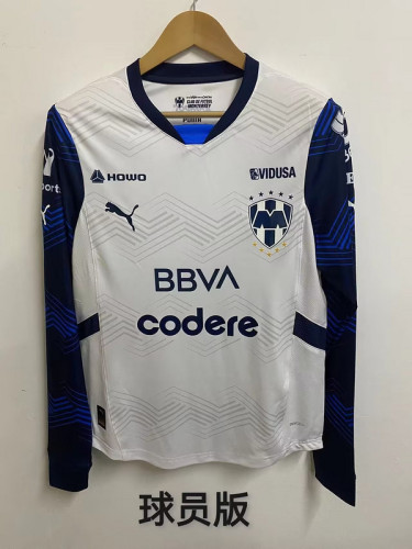 2024-25 Monterrey Away long sleeve player version (The player version is more slim fit, it is recommended to buy one size larger)