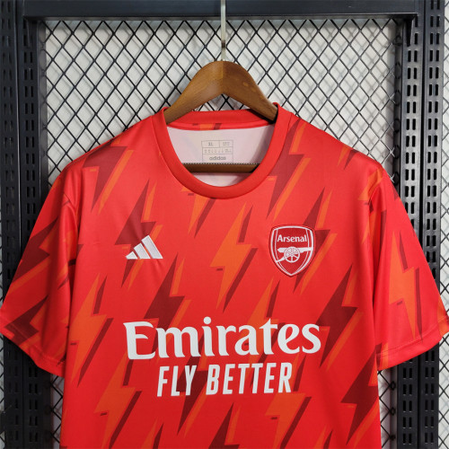 2023-24 Arsenal  Red Training Suit jersey