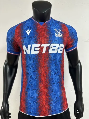 2024-25 Crystal Palace Player Version Home(The player version is more slim fit, it is recommended to buy one size larger)