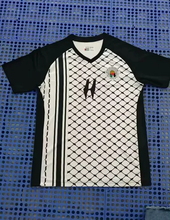 palestine 2024 white black