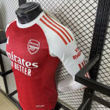 2025-26 Arsenal  home long sleeve player version jersey  (The player version is more slim fit, it is recommended to buy one size larger)