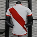 2023-24 River home white player version jersey (The player version is more slim fit, it is recommended to buy one size larger)