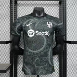 2024-25 Barcelona black Special Player version jersey(The player version is more slim fit, it is recommended to buy one size larger)