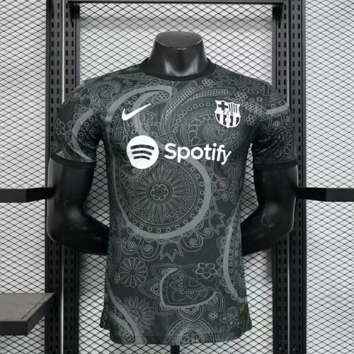 2024-25 Barcelona black Special Player version jersey(The player version is more slim fit, it is recommended to buy one size larger)