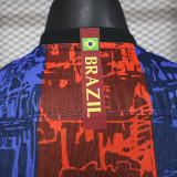2024-25 Barcelona   Red and Blue Special Player Version jersey   (The player version is more slim fit, it is recommended to buy one size larger)