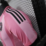 2025-26 Miami home pink player version jersey  (The player version is more slim fit, it is recommended to buy one size larger)