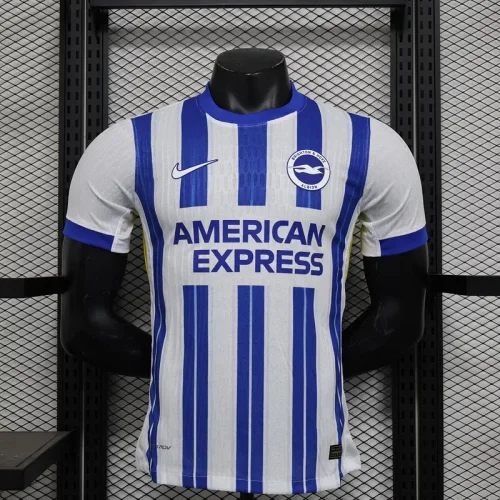 brighton 2024-25 home player version(The player version is more slim fit, it is recommended to buy one size larger)