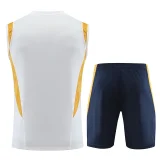 2023-24 Real Madrid white vest suit