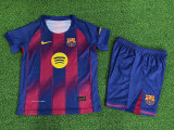 2025-26 Barcelona home player version kid kit