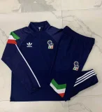 B916# 2024-25 half-zip Italian royal blue suit (sleeves red, white and green)