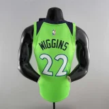 Minnesota Timberwolves Wiggins#22 Air Jordan NBA Jersey Blue