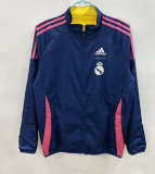 2025-26 Real Madrid  yellow and blue reversible windbreaker