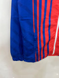 2017-18 Barcelona  retro windbreaker